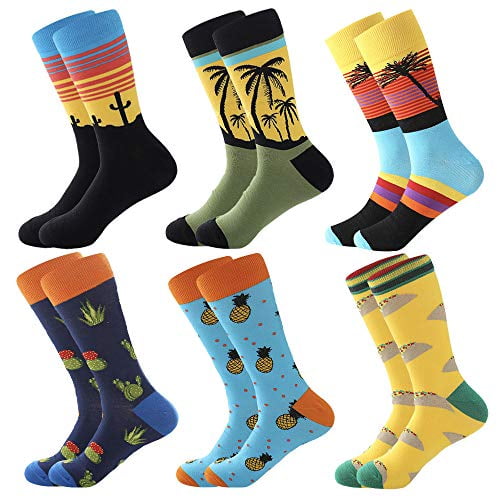 Bonangel Men's Fun Dress Socks-Colorful Funny Novelty Crew Socks Pack,Art Socks Bonangel Men's Fun Dress Socks-Colorful Funny Novelty Crew Socks Pack,Art Socks